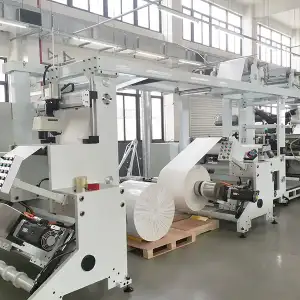 NTH600 Integrated UV Silicone Coating and Hot Melt Adhesive Coating Machine for Linerless Label